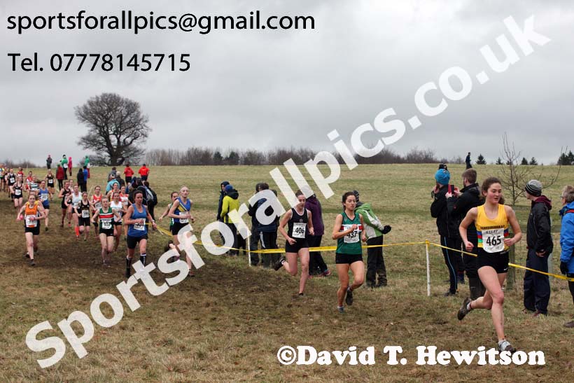 Senior women, 2018 Northern Cross Country Champs., Harewood House, Leeds. Photo: David T. Hewitson/Sports for All Pics